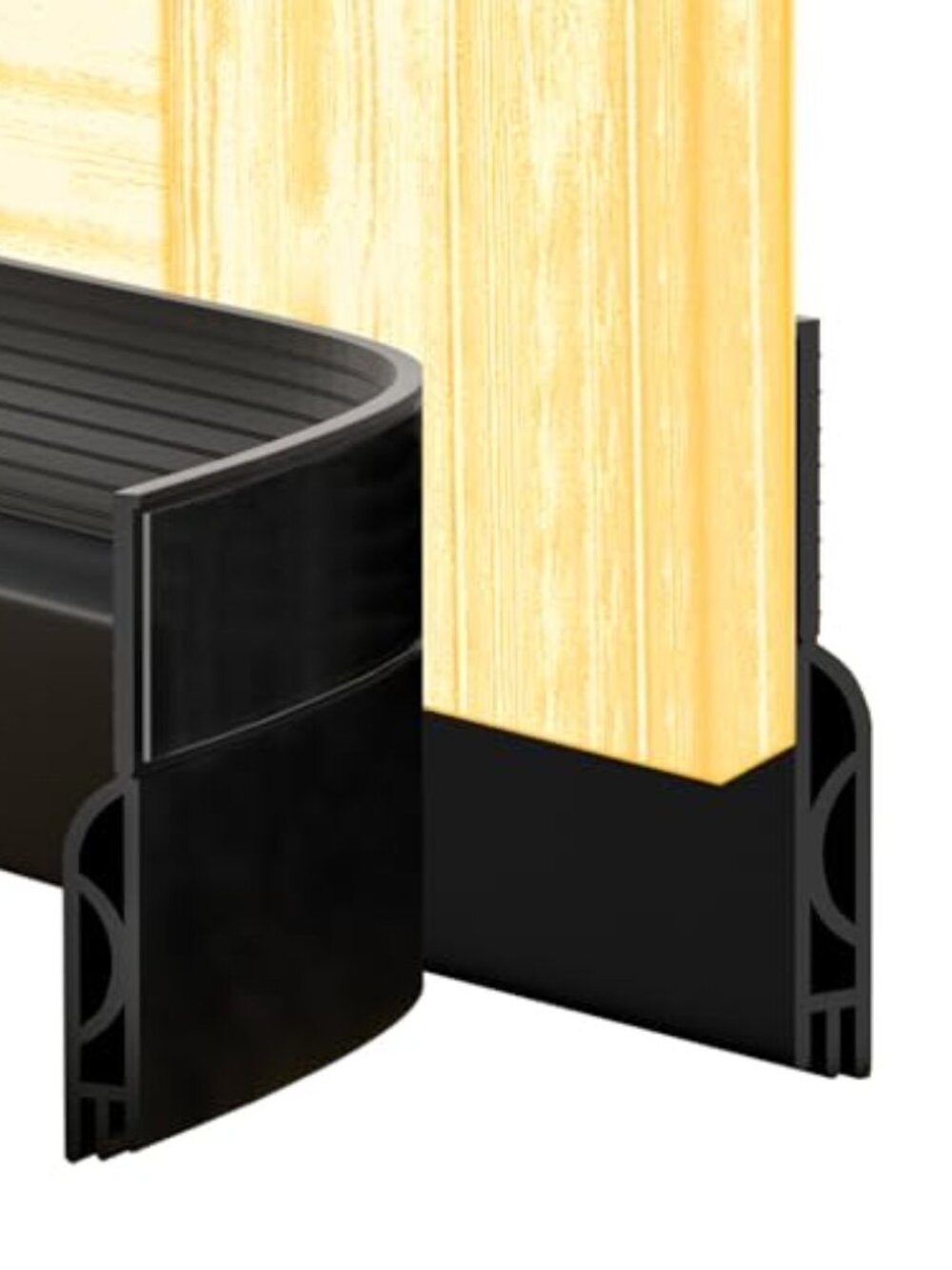 Door Draft Stopper for Bottom of Door, Weather Stripping Door Seal Door Gap